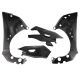 Protections de cadre et bras oscillant avec protection de chaine carbone YZF R1 2015-2026, MT10 2016-2025