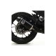 Silencieux Indy Race aluminium noir homologué avec embout en carbone ARROW 390 Adventure 2020