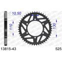 Couronne Aluminium AFAM 525 SUZUKI GSX-R 600/750 2011-2016 L1-L6 ,GSX-R 1000 2009-2021 K9-M1