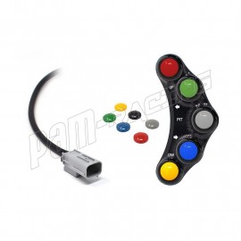 Commodo racing gauche 7 boutons JETPRIME RS660 2020-2024, Tuono 660 2021-2024, Tuareg 660 2021-2024