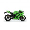 Silencieux Indy Race aluminium noir homologué avec embout en carbone ARROW ZX10RR 2021