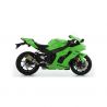 Silencieux Indy Race aluminium noir homologué avec embout en carbone ARROW ZX10RR 2021