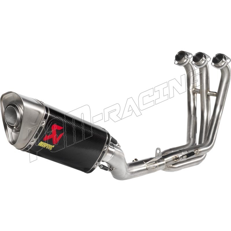 Ligne d'échappement racing inox / carbone Akrapovic MT09 20212022
