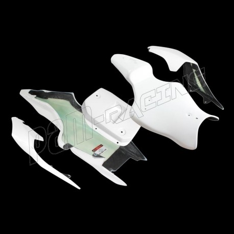 Coque arrière racing 5 pièces AVIO fibre CARBONIN R1 2020-2026