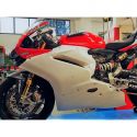 Carénage avant racing 4 parties fibre de verre Panigale 1299 2015-2017 PLASTIC BIKE