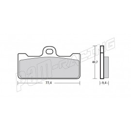 Phrase BREMBO plaquettes de freins 4 pcs p44014 avant