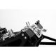 Supports inox coque arrière racing CARBONIN S1000RR 2019-2021 avec arrière de cadre court
