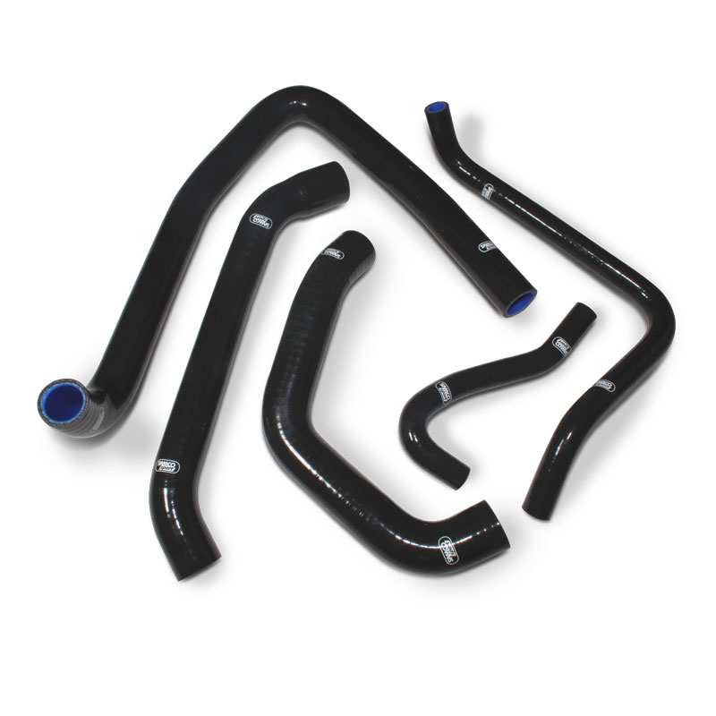 Kit Durites Radiateur Samco Bleu Pour Suzuki RG400/500 Gamma 1985-1987