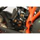 Commandes reculées ajustables Gilles Tooling VCR38GT noir 1290 Superduke R/GT 2016-2021