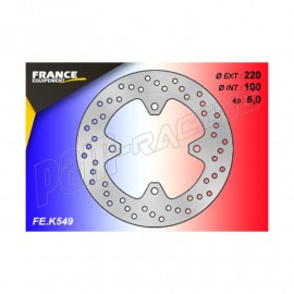 Disque de frein arrière FRANCE EQUIPEMENT ZX10R 2011-2023, ZX10RR 2017-2023