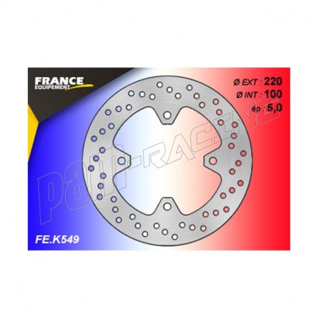 Disque de frein arrière FRANCE EQUIPEMENT ZX10R 2011-2020, ZX10RR 2017-2021