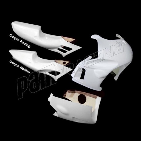 Carénage poly complet 3 parties racing fibre de verre CBR 600 F2 1991-1994 PC25 SRT FAIRINGS