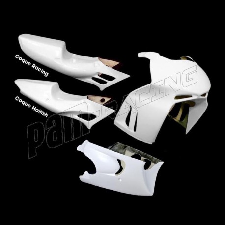 Carénage poly complet 3 parties racing fibre de verre CBR 600 F 1995-1996 PC31 SRT FAIRINGS