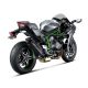 Silencieux racing adaptable SLIP-ON mono silencieux carbone Akrapovic Ninja H2/Carbon 2015-2021