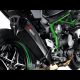 Silencieux adaptable SLIP-ON mono silencieux carbone Akrapovic Ninja H2/Carbon 2015-2021