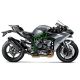 Silencieux adaptable SLIP-ON mono silencieux carbone Akrapovic Ninja H2/Carbon 2015-2021