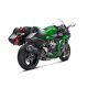 Silencieux adaptables SLIP-ON line titane noir Akrapovic Ninja H2 SX/SE 2018-2020