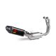 Ligne d'échappement homologuée inox/carbone Akrapovic RS660 2020-2022, TUONO 660 2021-2022