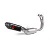 Ligne d'échappement homologuée inox/carbone Akrapovic RS660, TUONO 660 2020-2024