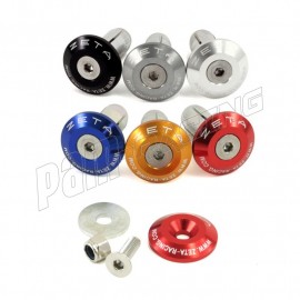 Embouts de guidon Swivel aluminiums 2 PCS ZETA Racing 29 mm