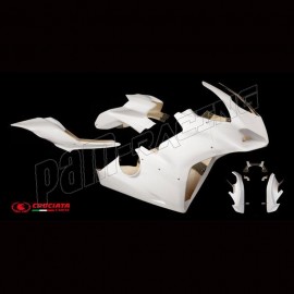 Carénage racing complet fibre de verre CRUCIATA Panigale V4/V4S 2018-2019