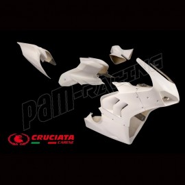 Carénage racing complet fibre de verre CRUCIATA Panigale V4R 2019-2021, Panigale V4/V4S 2020-2021
