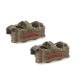 Kit étriers de frein avant radiaux GP4-RR 2020 BREMBO 32/36 entraxe 108 pour plaquettes 07835424