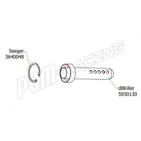 Réducteur de bruit dB-killer pour ligne racing S1000R 2017-2020 ARROW