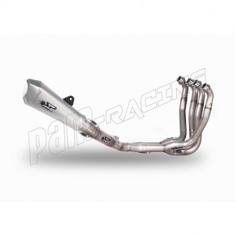 Ligne Complète Akrapovic Racing Titane embout carbone - Ligne complète 