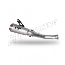 Demi-ligne racing titane + silencieux MotoGP ZX10R 2011-2020 SPARK