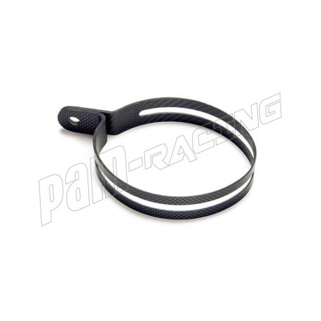 Collier spécifique carbone pour silencieux Akrapovic P-MCTR2