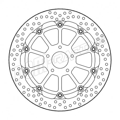 Disque de frein racing flottant Halo 320 mm ep 5.5 mm Moto-Master 701 Svartpilen/Vitpilen, 690 Duke/R, 890 Duke R