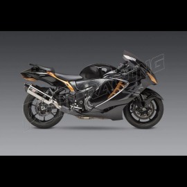 Double silencieux racing inox ou carbone R-77 Yoshimura GSX1300R Hayabusa 2021-2025