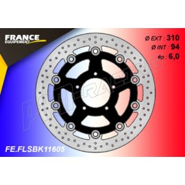 Disque de frein avant SBK 310 mm FRANCE EQUIPEMENT CBR600RR 2003-2016