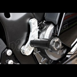 Tampons de protection avec platines de déport GSG MOTO GSXR 1300 Hayabusa 2021-2022