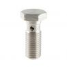 Banjo de frein simple longue inox M10 x 1.25 x 25 mm