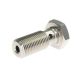 Banjo de frein simple longue inox M10 x 1.00 x 25 mm