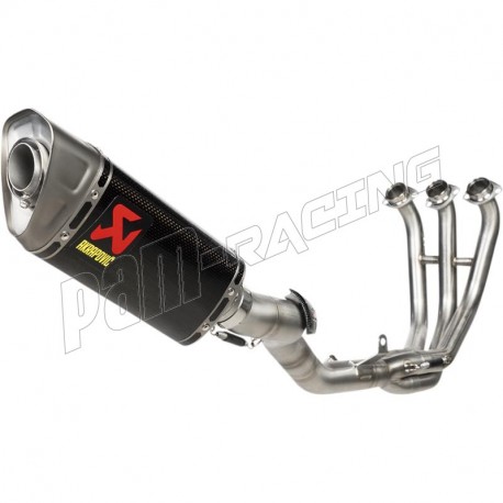 Ligne d'échappement racing inox / carbone Akrapovic Tracer 9 / GT 2021-2024