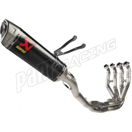 Ligne d'échappement racing inox/carbone Akrapovic ZX10R 2021-2025