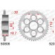 Couronne acier AFAM 520 DUCATI 955 Panigale V2, Streetfighter V2, 937/939 Supersport, 950 Supersport