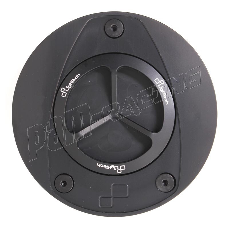 Autocollant Protection Bouchon Réservoir Moto SUZUKI GSXR/GSXS - Fibre De Carbone - Anti-rayures