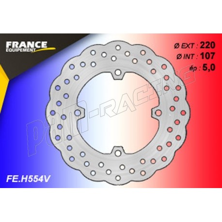 Disque de frein arrière Vag FRANCE EQUIPEMENT CBR1000RR 2017-2019