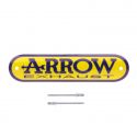 Plaque de silencieux ARROW 93.6 x 31 mm