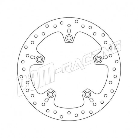 Disque de frein arrière fixe Série Oro 265 mm BREMBO BMW