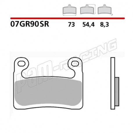 Plaquettes de frein avant BREMBO SR Sinter Racing/Route S1000RR 2019-2022