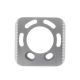 Support inversé d'étrier arrière origine R1 2015-2026 aluminium argent