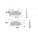 Plaquettes de frein avant/arrière BREMBO SR Sinter Racing/Route