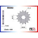 Pignon de sortie de boite FRANCE EQUIPEMENT 428 CBF125, CBR125, CBR125R