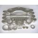 Paire de Tés de fourche taillés masse sans clé GSXR1000 2001-2008, R1 2007-2008 IMA Special Parts