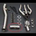 Raccord de remplacement entre tube intermédiaire et 3-en-1 pour ligne complète BODIS 675 Daytona 2013-2016